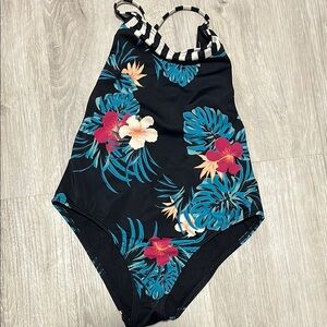 Tropical Floral Kids Swimsuit